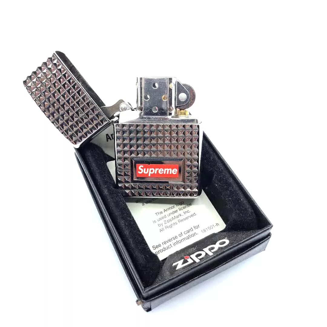 2017 Supreme Diamond Cut Zippo Lighter