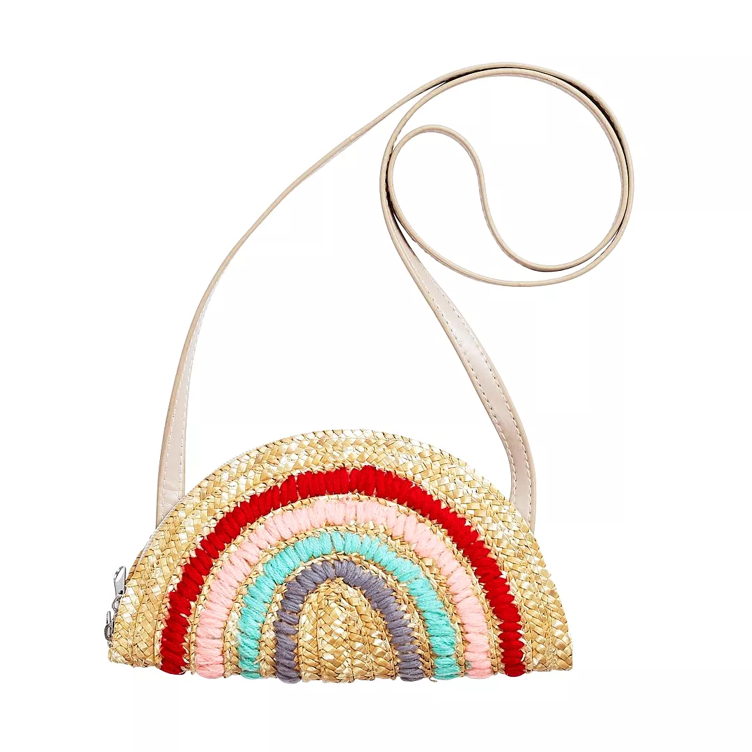 Acorn Kids Rainbow Straw Bag