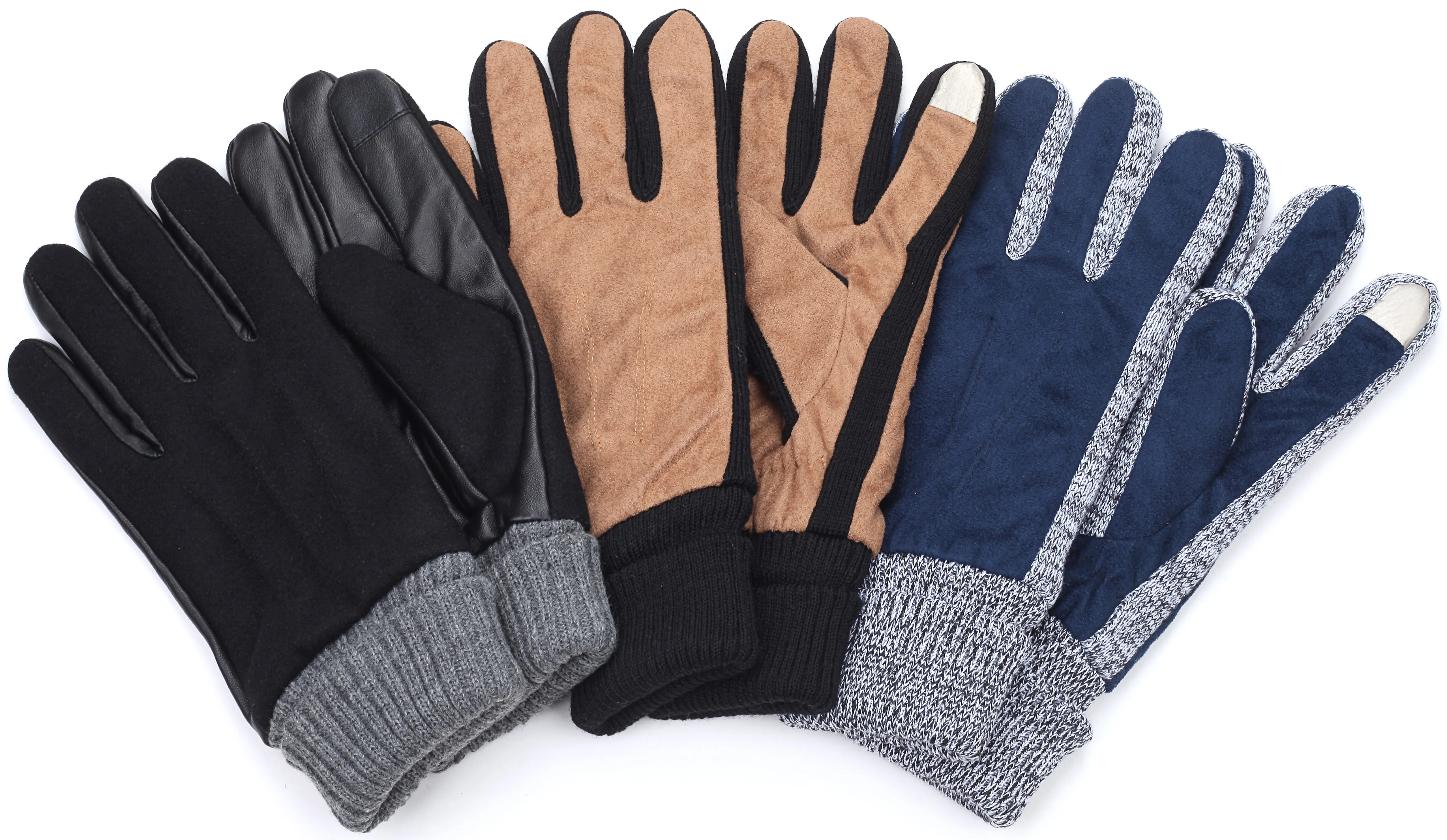 Almond Suede Leather Gloves