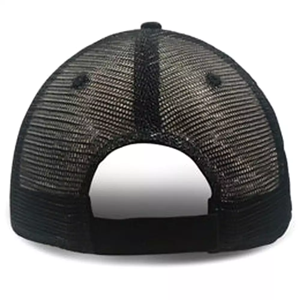 Black Washed Mesh - Unstructured Baseball Cap