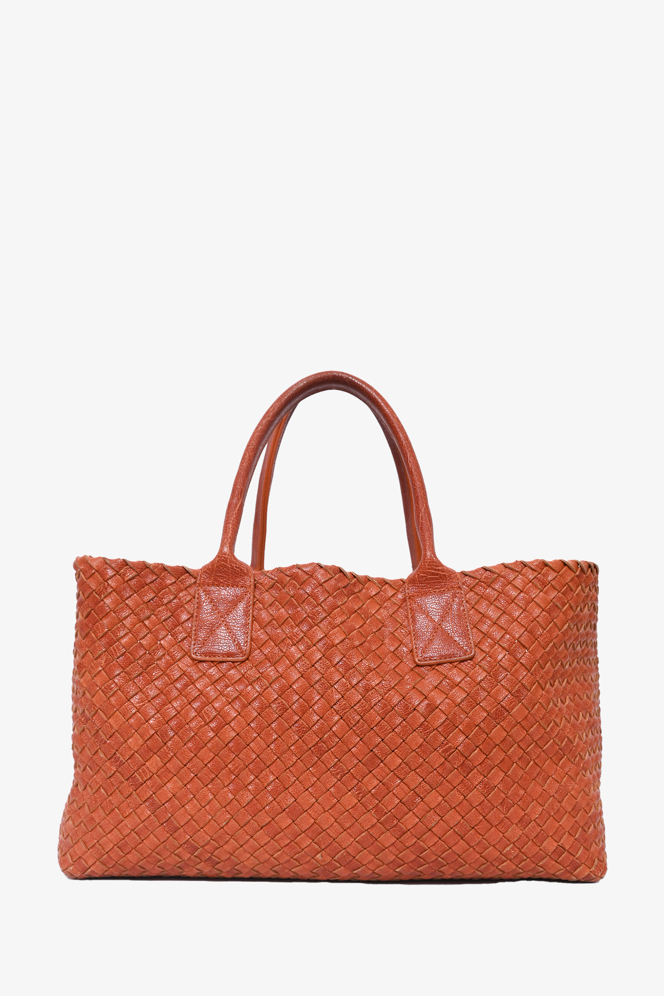 Bottega Veneta Brown Leather 'Intrecciato Cabat' Tote