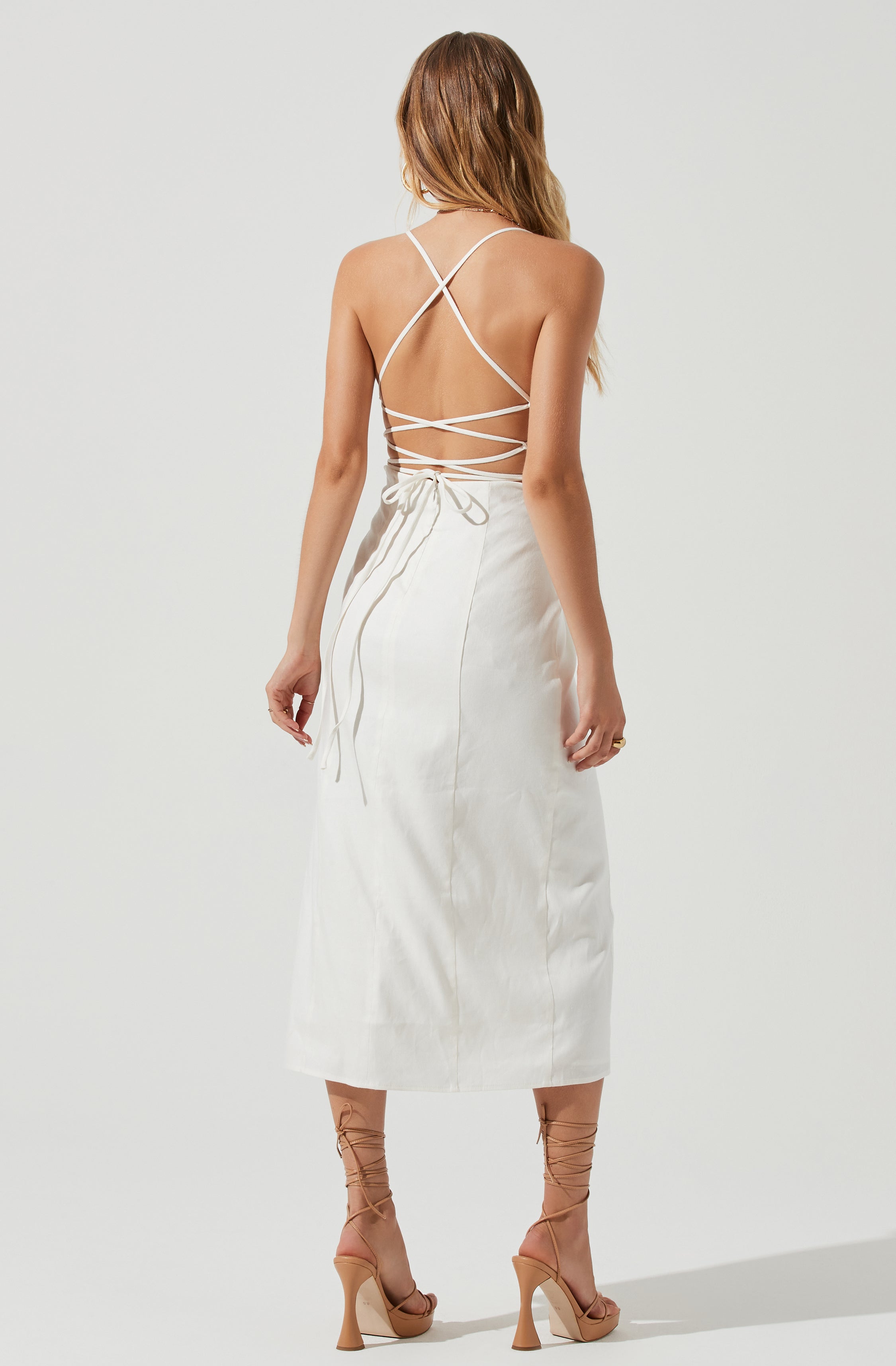 Brayden Strappy Back Midi Dress