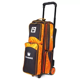 Brunswick Edge Triple Roller Orange Bowling Bag