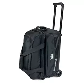 Brunswick Zone Double Roller Black Bowling Bag