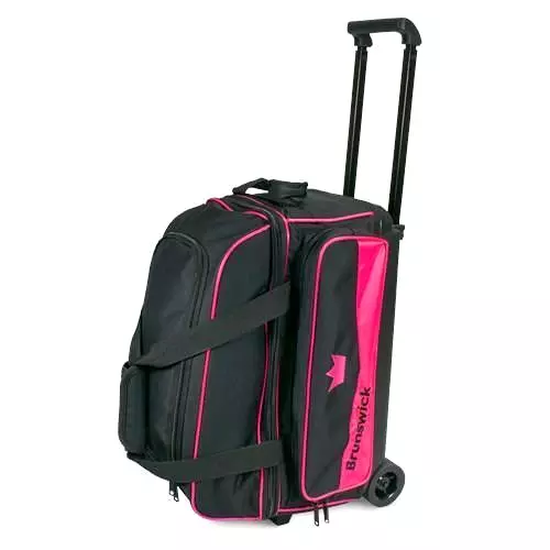 Brunswick Zone Double Roller Pink Bowling Bag