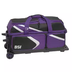 BSI Dash Triple Roller Bowling Bag Purple