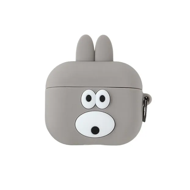 Bunny Puppy Characters Airpods3 Cases Accessory Silicone Protect Apple Gadget Cute Accessories