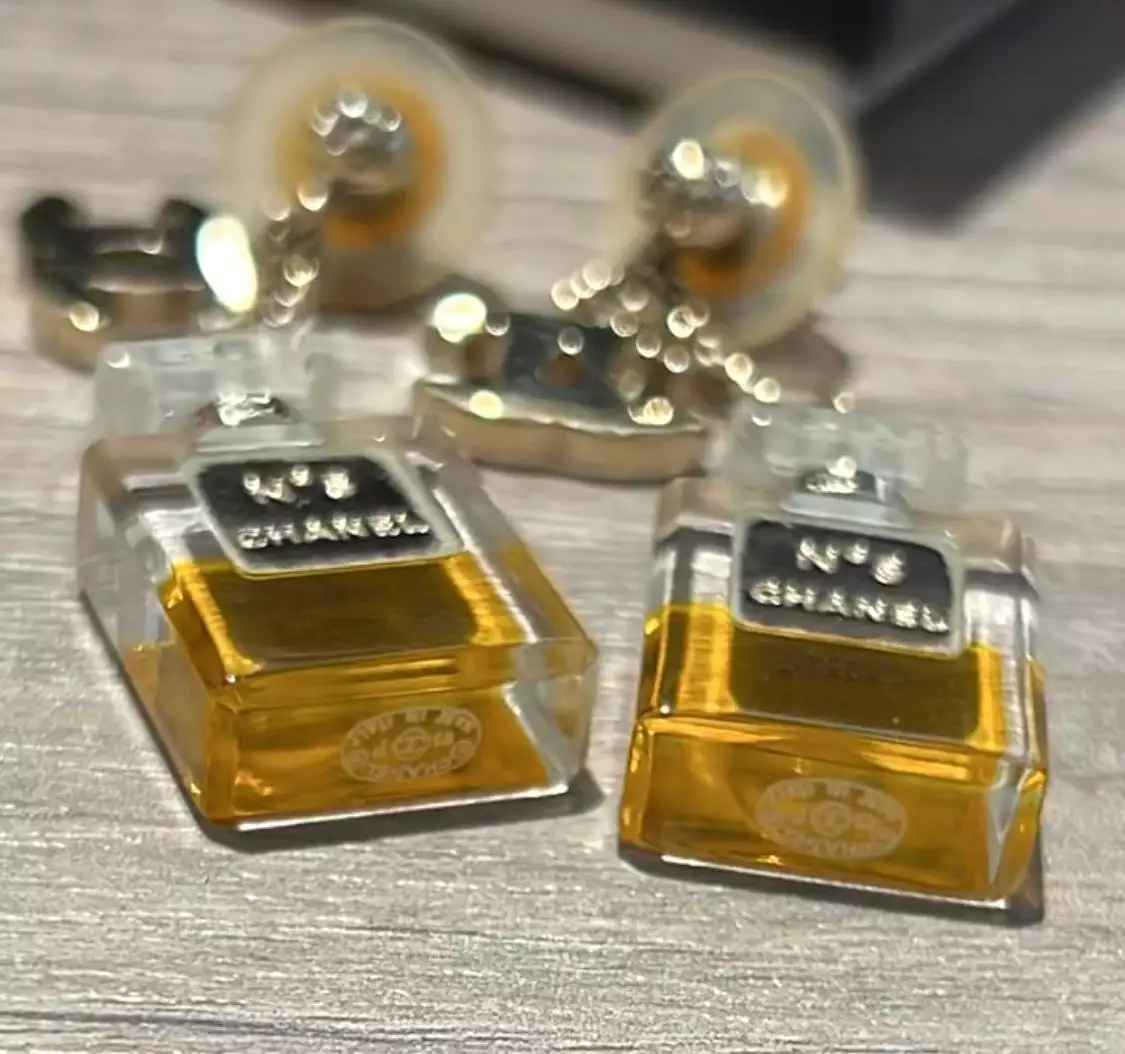 Chanel 05P 2005 Spring Mini Perfume Bottle Earrings