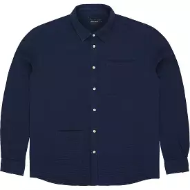 CHEMISE BASK IN THE SUN OIHANA NAVY