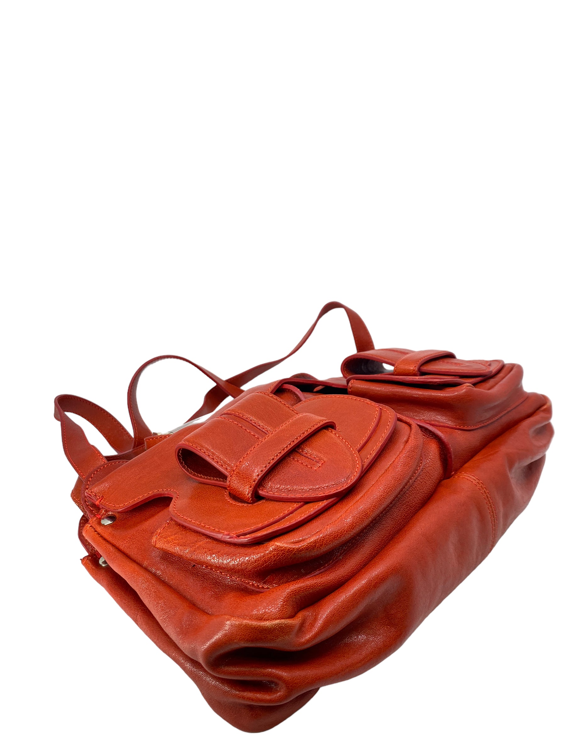 Chloe Red Leather Saskia Bag