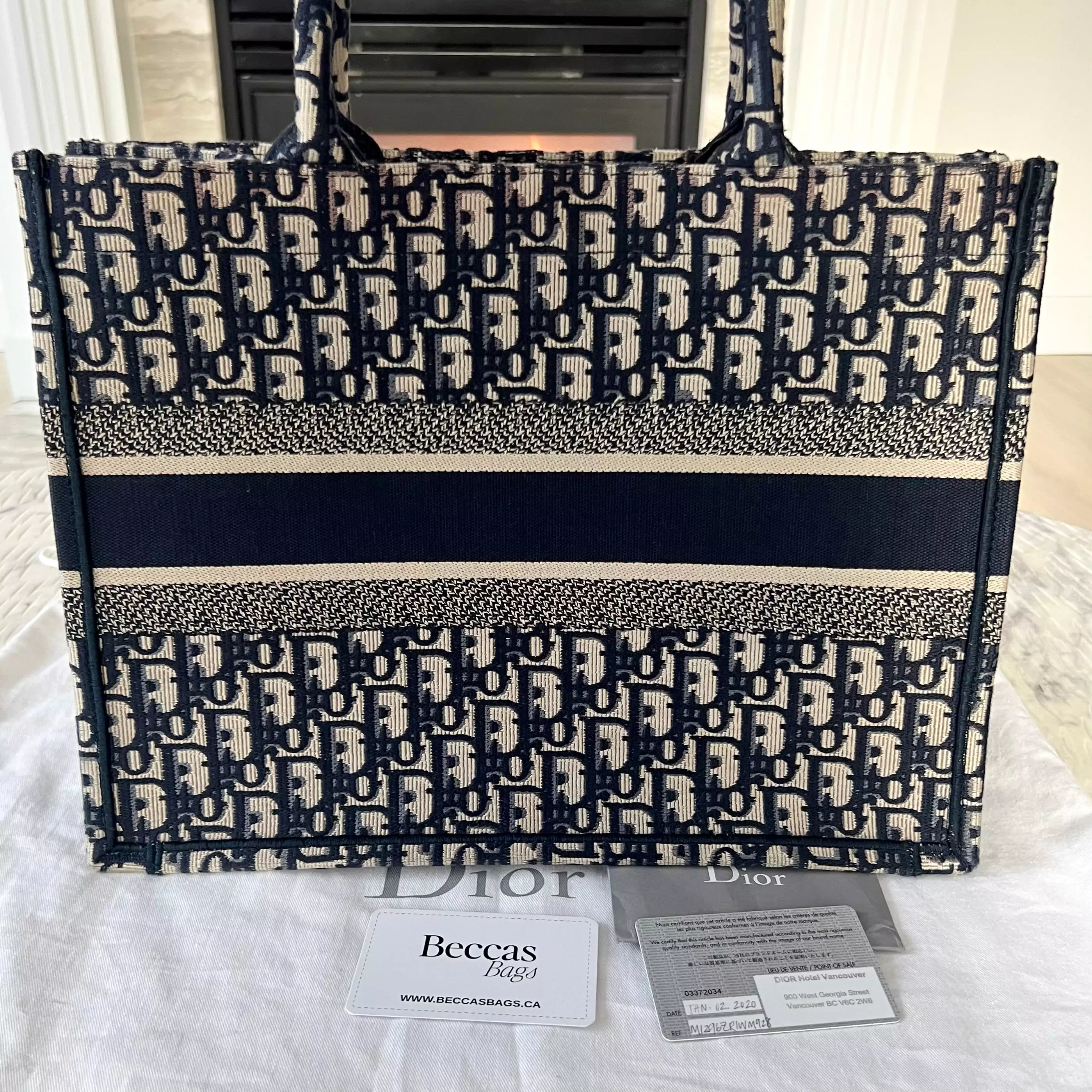 Christian Dior Book Tote Bag