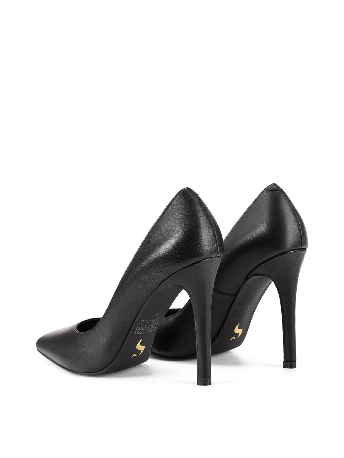 Circa Stiletto Pumps - Black Leather