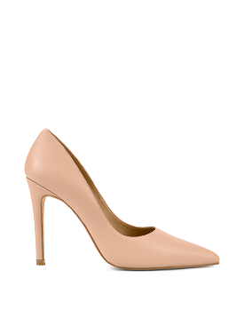 Circa Stiletto Pumps - Seashell Leather