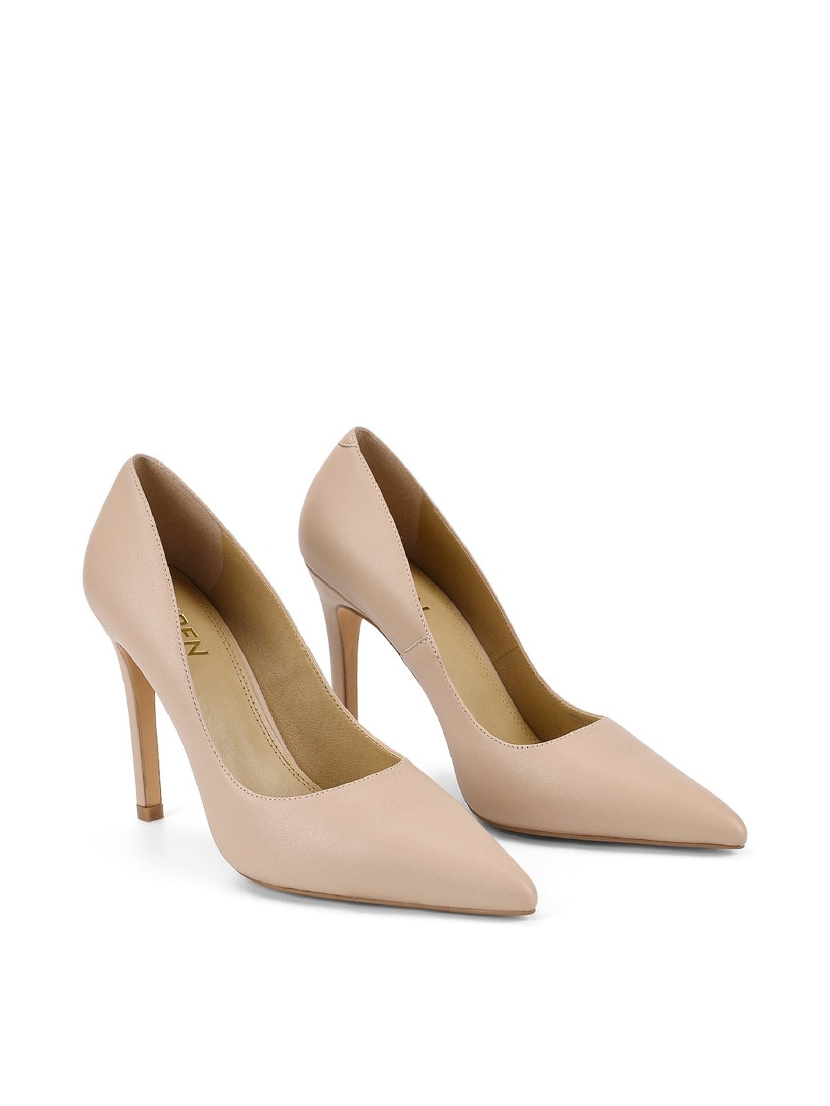 Circa Stiletto Pumps - Seashell Leather