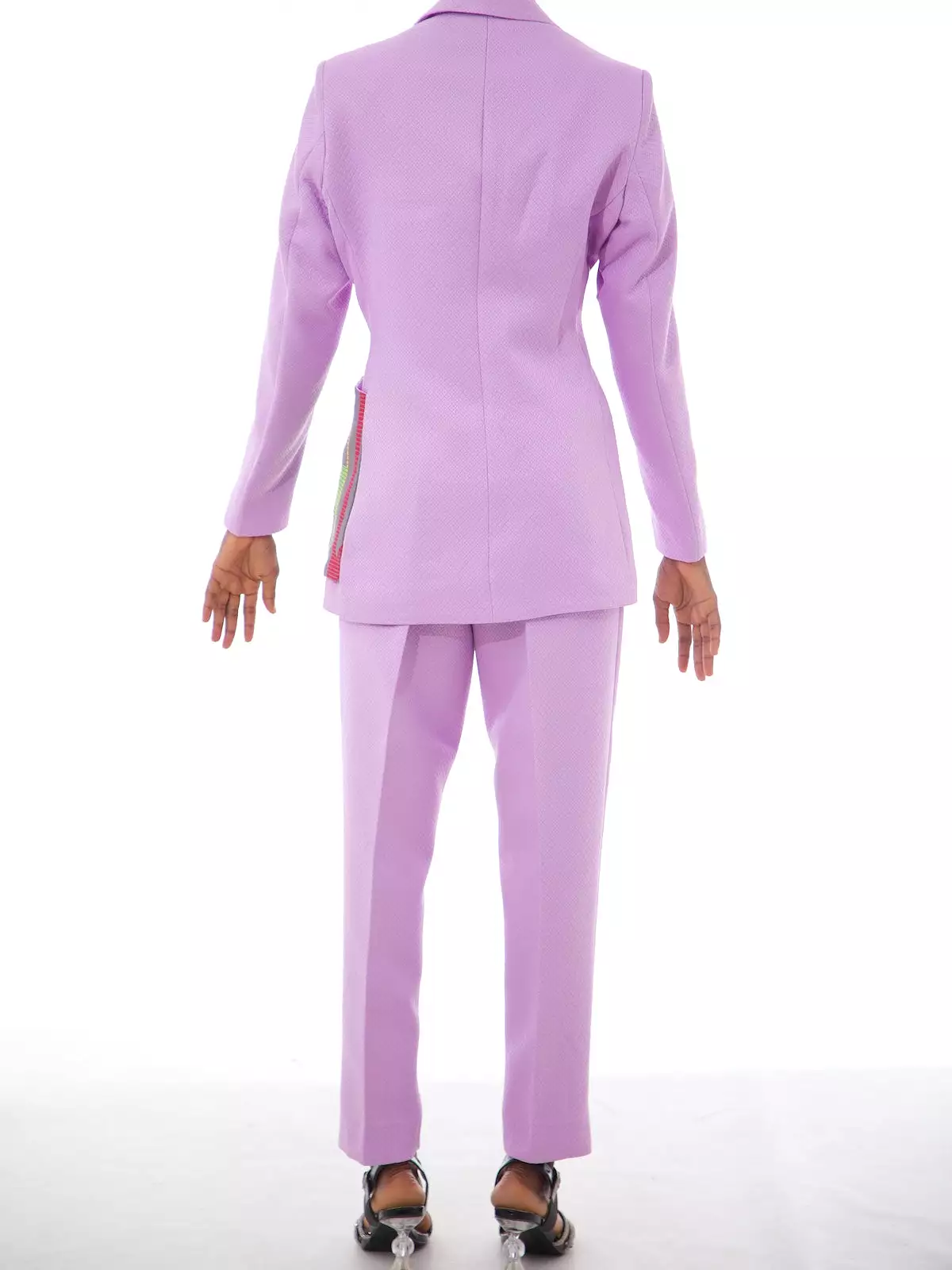 Custom Purple Ojongo Suit Set