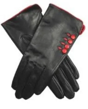 Dents Classic Women's 4 Button Leather Gloves DEL76009