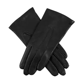 Dents Emma Classic Hairsheep Leather Gloves in Black