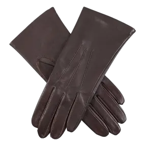 Dents Emma Classic Hairsheep Leather Gloves in Mocca