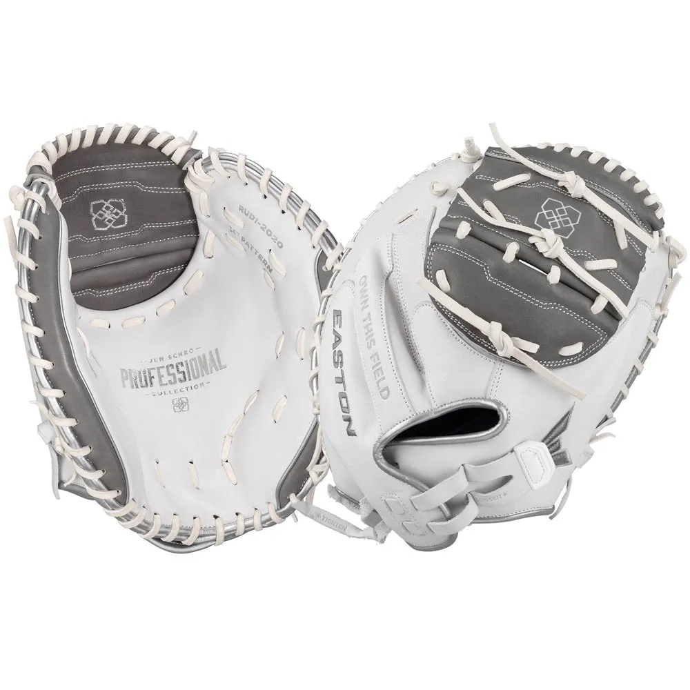 Easton Jen Schroeder Professional Collection Signature Series 34 Fastpitch Catcher's Mitt: RUDI2020