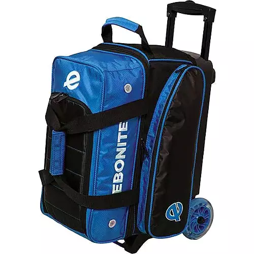 Ebonite Eclipse Double Roller Bowling Bag Royal