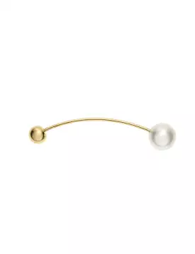 Elipse Akoya Pearl Bar Earring