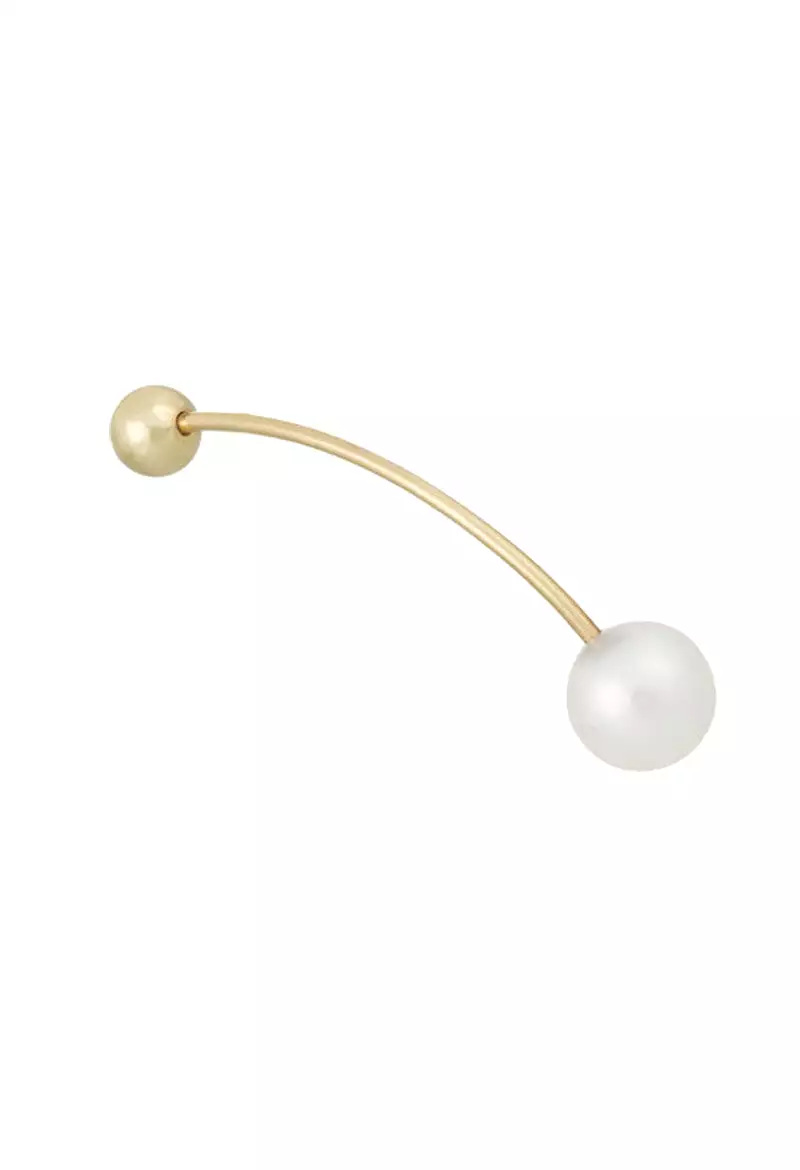 Elipse Akoya Pearl Bar Earring