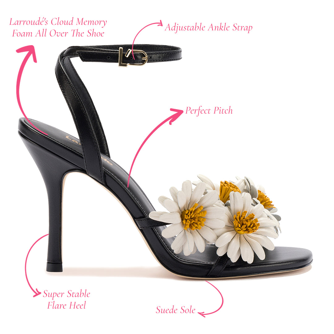 Fiore Sandal In Black Leather