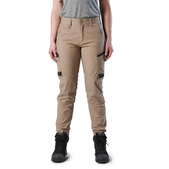 FXD WP-8W Womens Cuffed Stretch Ripstop Pants Khaki