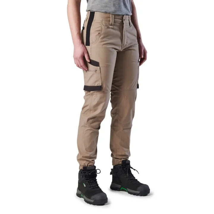 FXD WP-8W Womens Cuffed Stretch Ripstop Pants Khaki