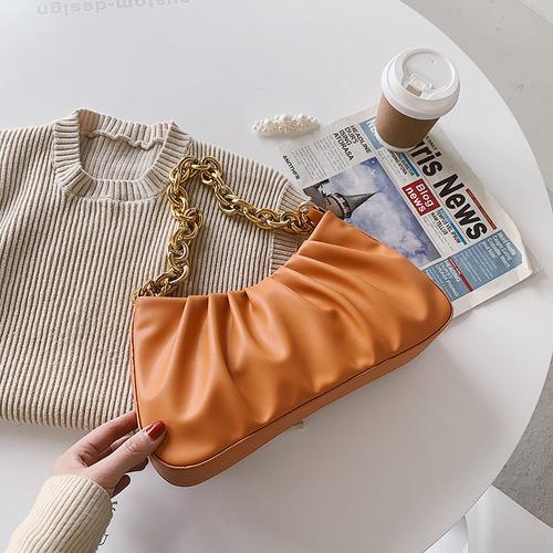 Gold Chain Cloud Bag