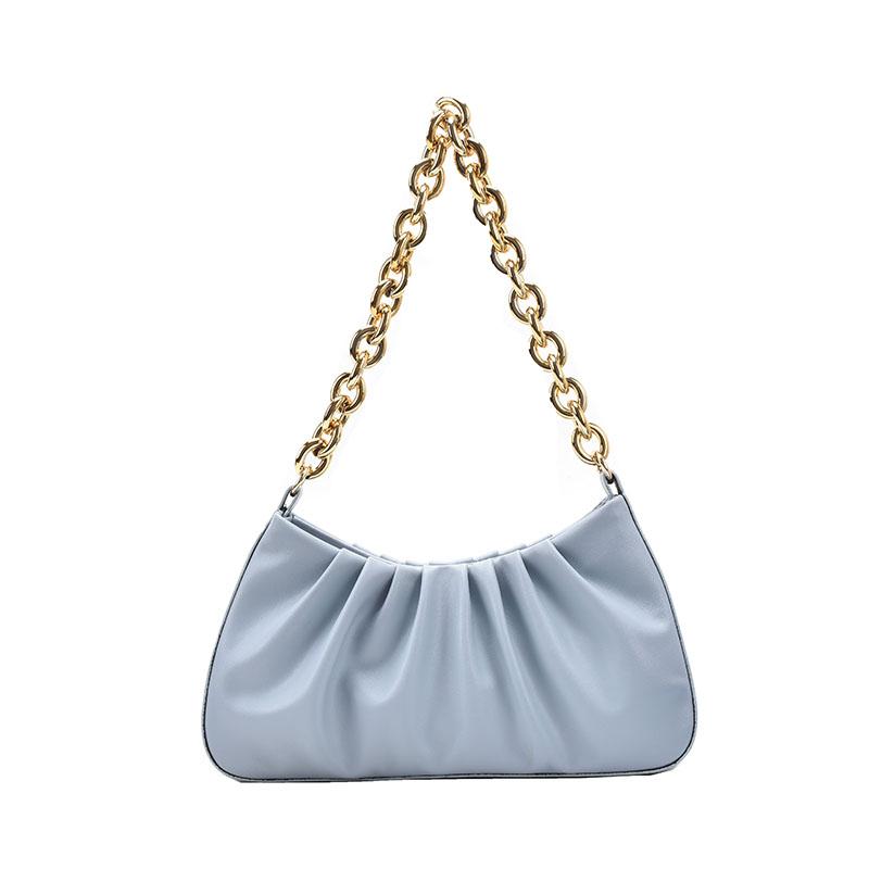 Gold Chain Cloud Bag