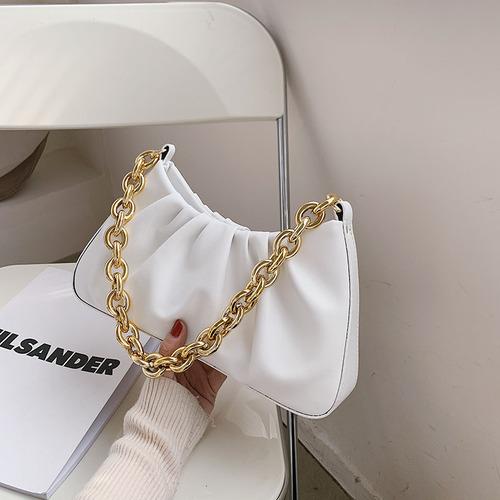 Gold Chain Cloud Bag