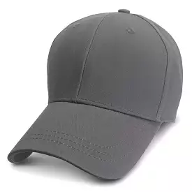 Grey - Structured Baseball Cap