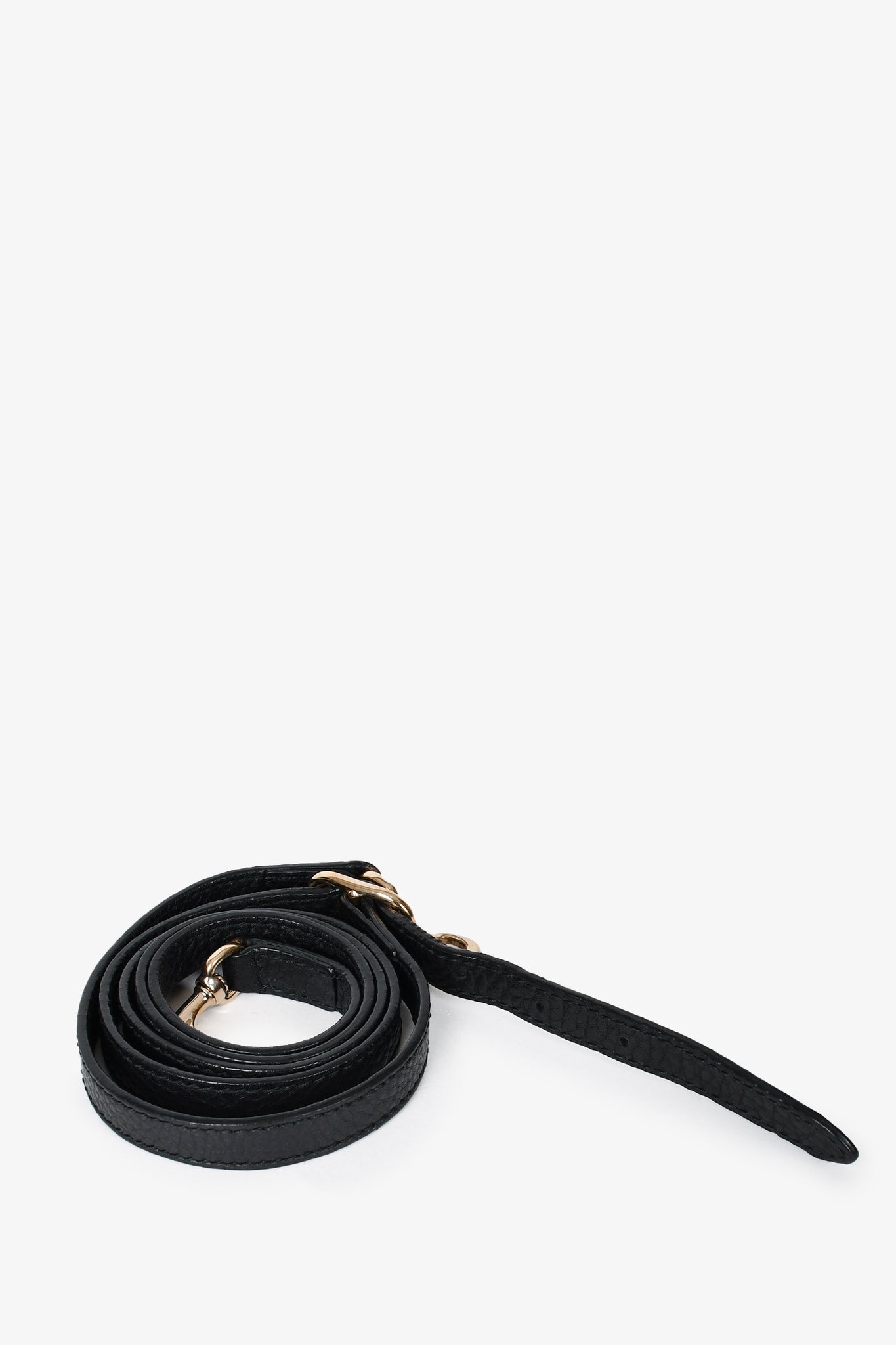 Gucci Black Leather Small Bamboo Handle Tote