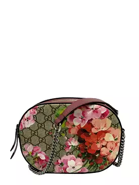 Gucci Blooms GG Supreme Mini Chain Crossbody Bag