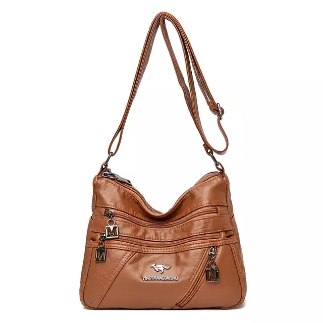 High Quality Soft Leather Luxury Purses and Handbags  Women Backpack