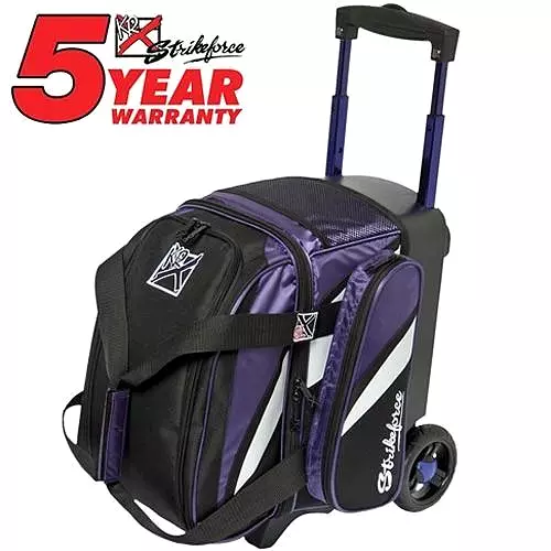 KR Cruiser Single Roller Purple White Black Bowling Bag