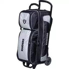 KR NFL 3 Ball Roller LAS Vegas Raiders Bowling Bag