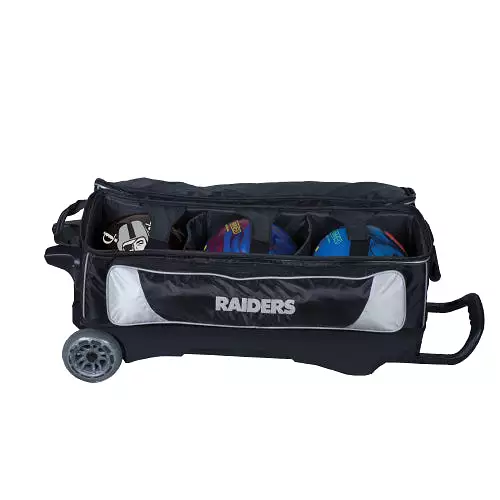 KR NFL 3 Ball Roller LAS Vegas Raiders Bowling Bag