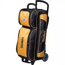 KR NFL Triple Roller Steelers Bowling Bag