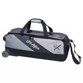 KR Strikeforce Fast Slim Triple Silver Bowling Bag