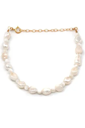 LEENA GOLD FILLED PEARL BRACELET