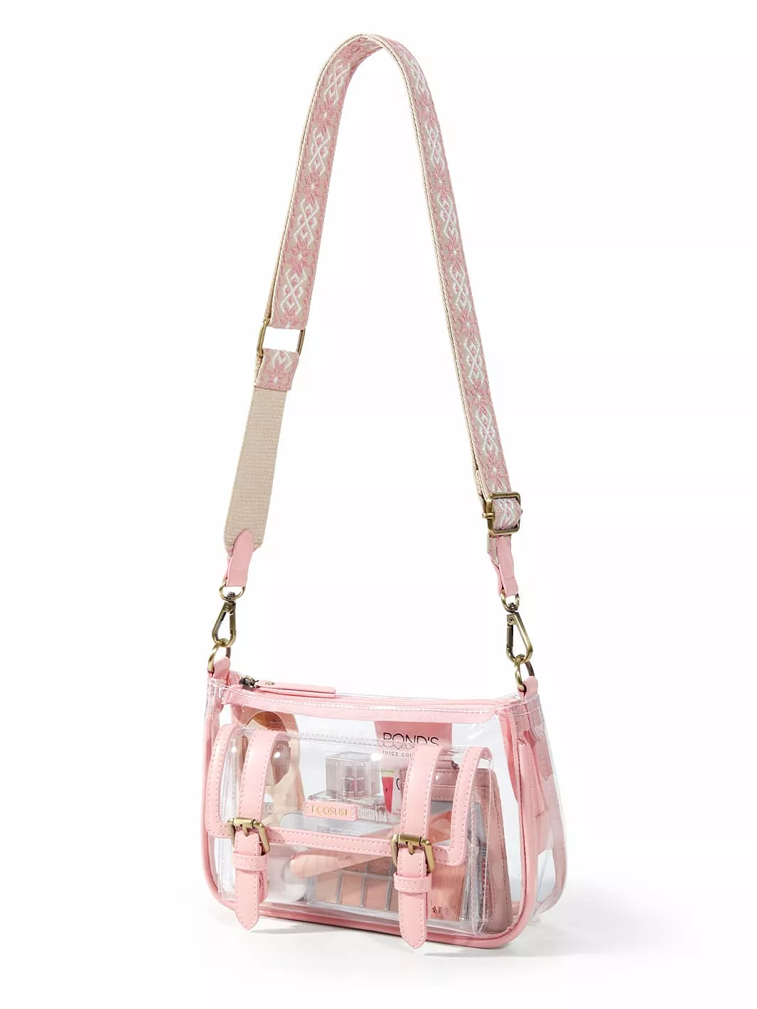 Lila's Clear Wide Strap Crossbody Bag