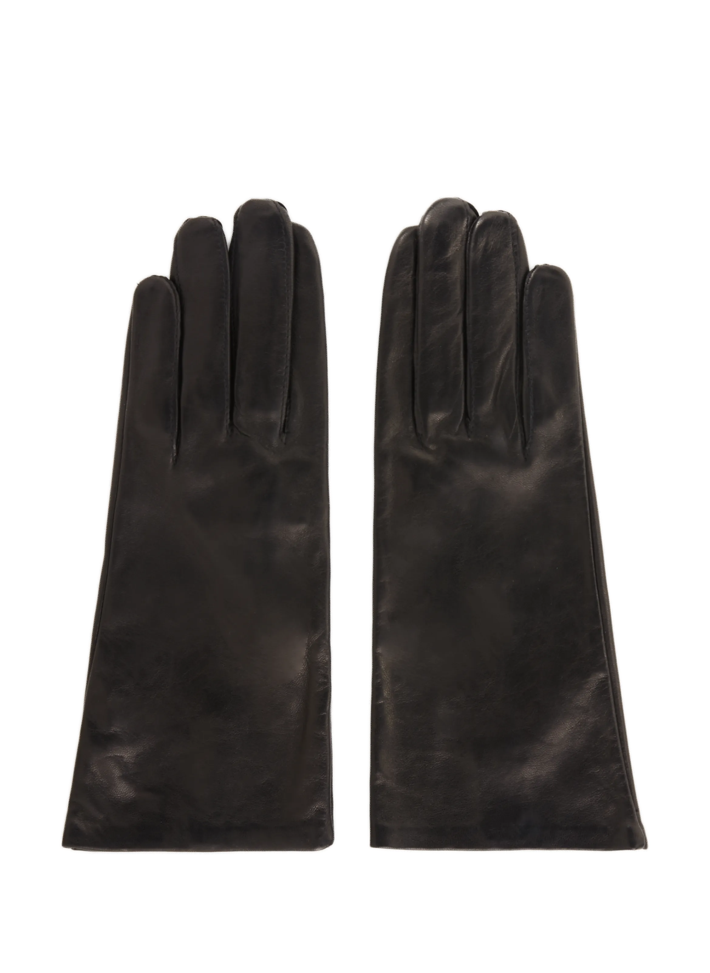 MAISON FABRE  Leather gloves - Black