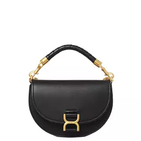 Marcie Chain Flap Bag, Black