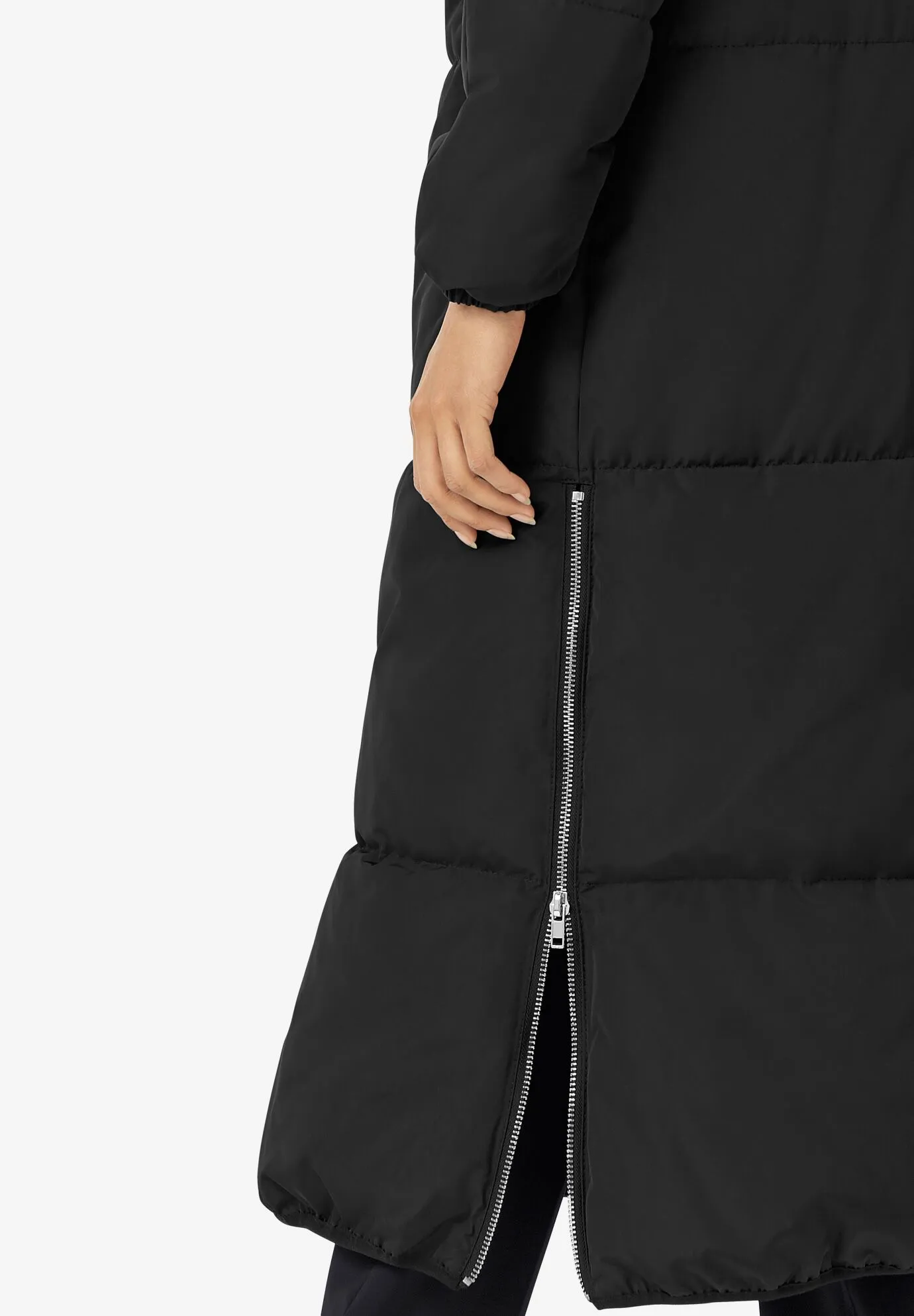 Maxi Side-Zip Puffer