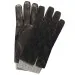 MAZZOLENI Diamond Suede Funnel Gloves Black