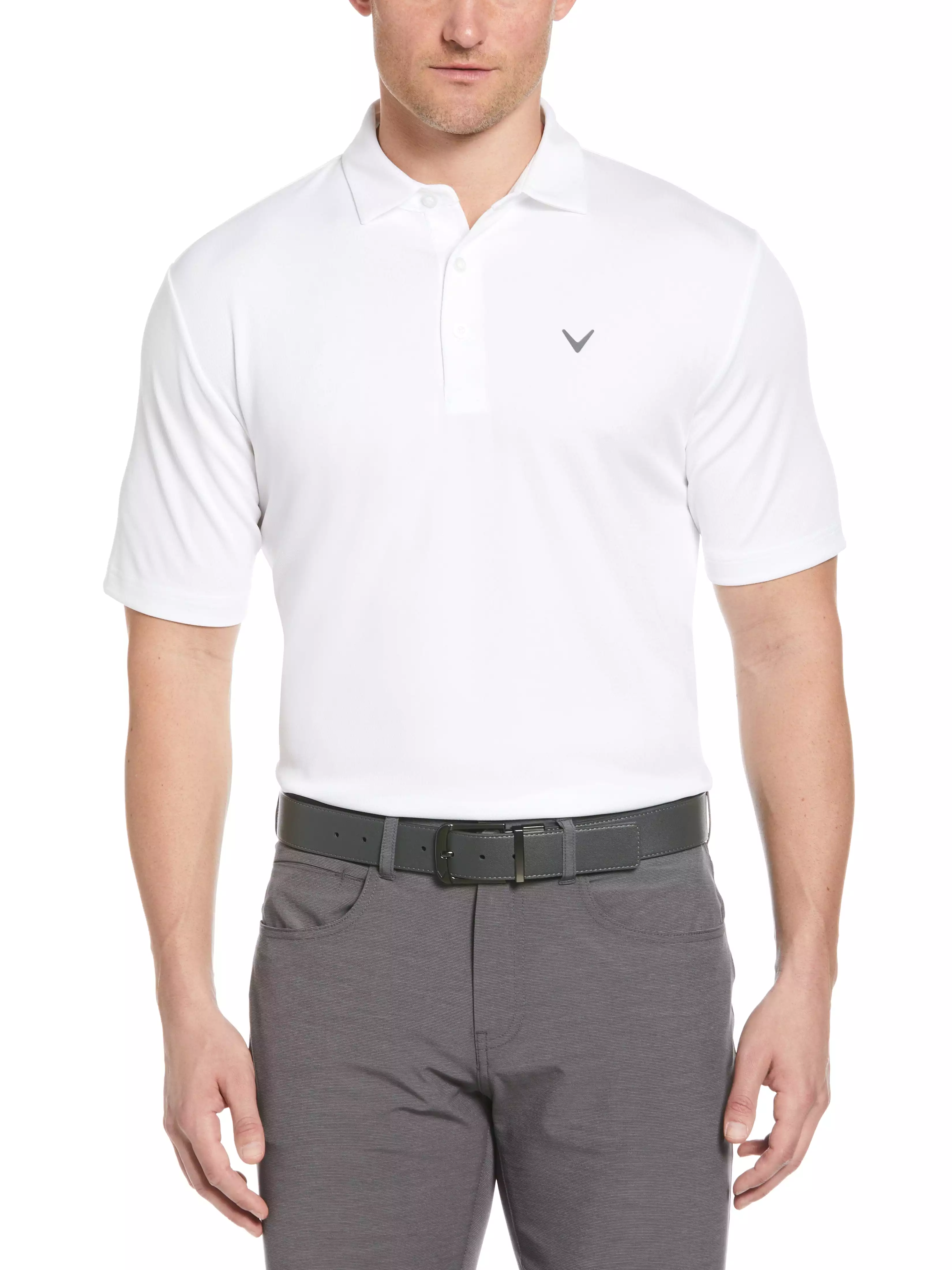 Mens Micro Texture Polo