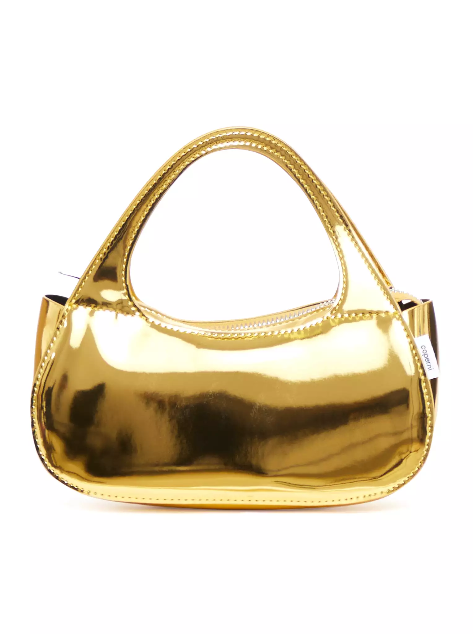 Metallic Micro Baguette Swipe Bag