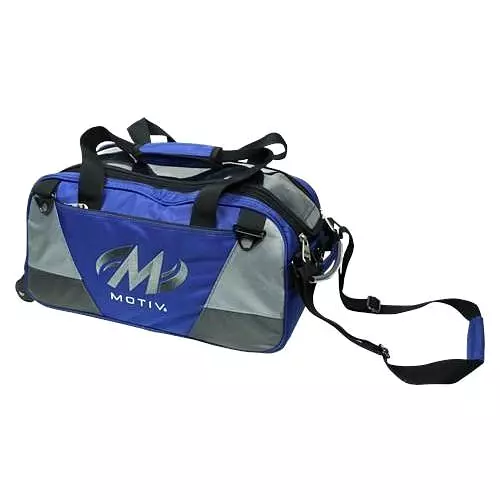 Motiv Ballistix Double Tote Roller Blue Bowling Bag